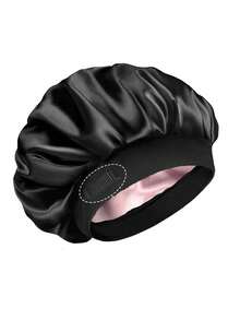 Reversible Satin Bonnet Cap, Adjustable Women Sleep Cap, Double-Sided Hair Care Cap