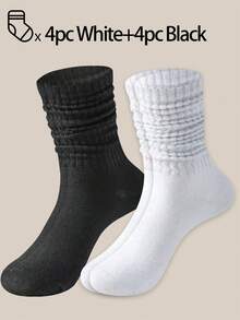 40双/30双/24双男女通用舒适运动袜，适合运动和训练，女士长袜，休闲和商务装，抗菌，柔软，黑白，防臭，吸湿排汗，柔软轻便，适合秋冬，20双/10双/8双/6双/4双/2双 - 彩色 - 查看 51