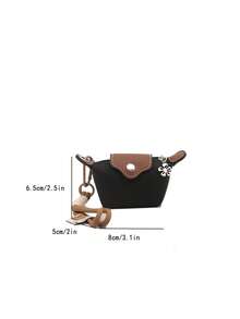 HAILIAN Borsellino alla moda e semplice da donna, decorazione per borse, disponibile in più colori, può essere regalato come piccolo regalo alle migliori amiche, portafoglio mini, portamonete, portafoglio da polso, portafoglio con decorazione a stella