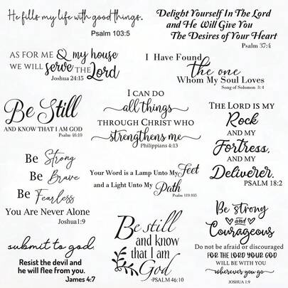 圣经经文励志墙贴，卧室客厅儿童房装饰励志语录贴纸，家居装饰，房间灵感，励志语录，现代墙面艺术，自粘贴纸，PVC材质，撕下即贴，语录贴纸，室内设计师，办公室励志