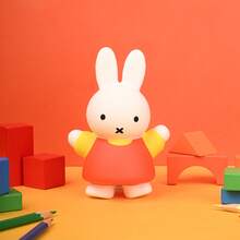 MIFFY 1个米菲兔慢回弹毛绒玩具，柔软减压玩具，迷你可爱软萌指尖玩具，类硅胶材质，慢回弹，手工挤压玩具，易于清洁，适合家居装饰、圣诞礼物、派对礼品、节日礼物 - 米菲 - 查看 7