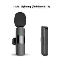 HITOZON Professional Wireless Lavalier Microphone Compatible With Iphone/Android Phones,Cordless Omnidirectional Condenser Recording Mic For Video/Audio/Vlog Recording,Wireless Mic For Teaching, Interviews, Live Streaming