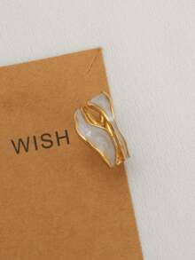 1pc Chic Minimalist Bohemian Style Fashion Open Ring - Ring 1 - View 5