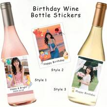 Nhãn dán chai tùy chỉnh, Nhãn dán chai sinh nhật, Nhãn dán chai có ảnh, Tiệc sinh nhật, Tiệc tùng, Lễ kỷ niệm sinh nhật, Nhãn dán chai cá nhân hóa, Thích hợp cho các ngày, Ngày lễ tình nhân, Giáng sinh và lễ đính hôn, Nhãn rượu, Nhãn rượu có ảnh, Quà tặng đám cưới tối giản, Nhãn rượu tùy chỉnh, Quà tặng cá nhân hóa, Nhãn quà tặng rượu - Nhãn dán chai rượu sinh nhật - Xem 3