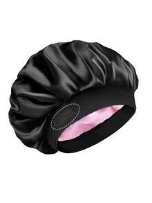 Reversible Satin Bonnet Cap, Adjustable Women Sleep Cap, Double-Sided Hair Care Cap