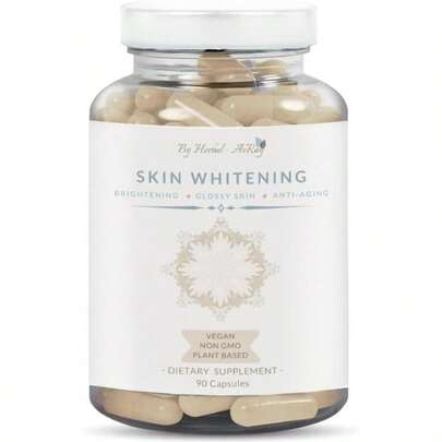 Glutathione Skin Whitening Pills – Natural Lightening Pills With Collagen, Acne Scars &Amp; Dark Spot Remover, Skin Bleaching Supplement With Anti-Aging &Amp; Antioxidant Effect, 90 Vegan Capsules