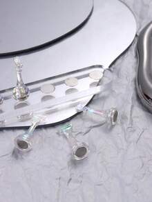 Supporto per unghie in acrilico, supporto espositore per punte delle unghie, supporto per esercitarsi sulle unghie, supporti per esercitarsi sulla pittura delle unghie, supporti per manicure fai-da-te, salone per unghie - Trasparente - Visualizzare 9