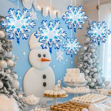 2/4 pièces Ballons en forme de flocon de neige en feuille, ballons de flocons de neige rouges et bleus, convenant pour Noël, fêtes de Noël Frozen, fêtes de vacances, anniversaires, décorations d'anniversaire sur le thème de l'hiver, décoration intérieure et célébrations