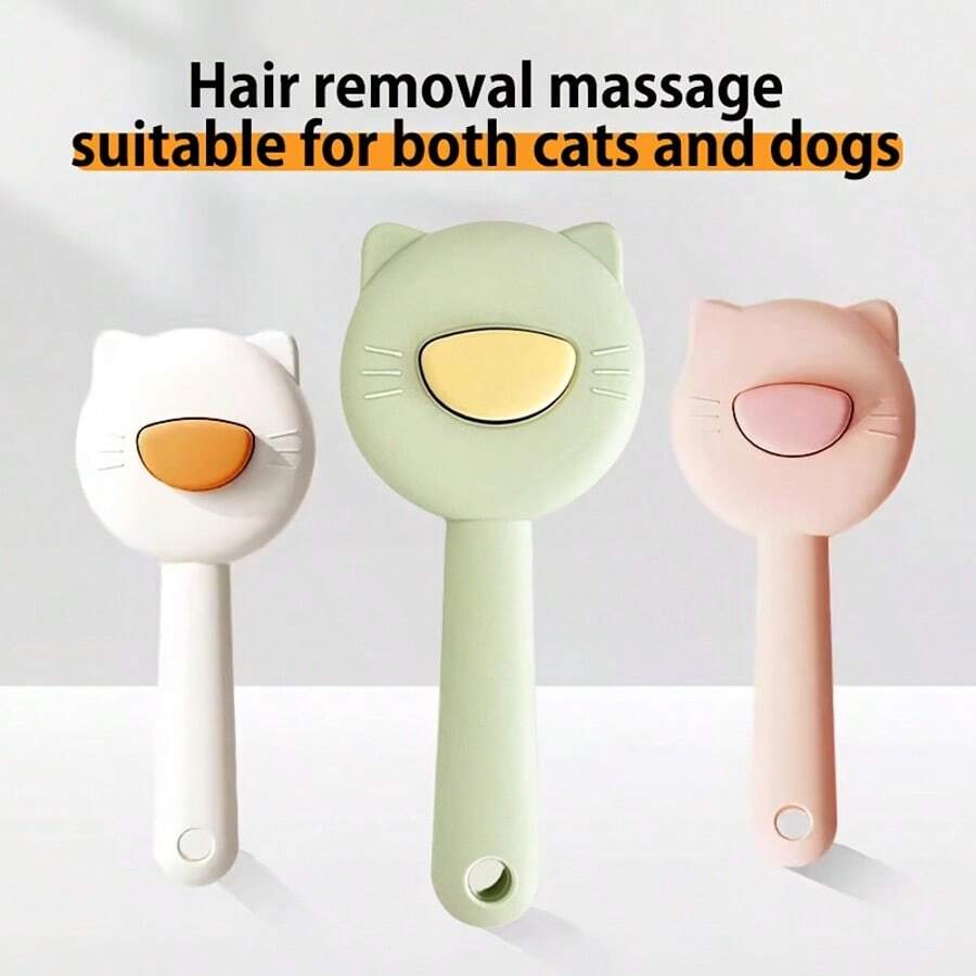 1 Cat Comb, Dog Brush, Cat Hair Removal Comb, Cleaning And Grooming Comb