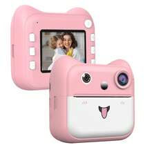 儿童即时打印相机，可打印照片的即时相机，适合3-12岁男孩女孩的圣诞节、生日和新年礼物，3-10岁幼儿的便携式玩具 - 多色 - 查看 16