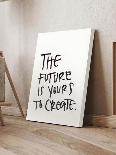 1 Peça Arte de Parede Impressa em Tela Preta e Branca, Estética Retrô Neutra Moderna, Decoração de Parede para Entrada, Sala de Estar, Decoração Doméstica, Presentes de Feriado, Sem Moldura