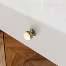 4pcs Cabinet Pull Handles - Brushed Aluminum Metal Handles - Painted Finish, Cabinet Metal Furniture Knobs, Durable Kitchen Cabinet Drawer Pulls, With Screws - Multicolor - View 4