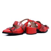 Sapatilha Bico Fino Slingback - Elegância e Conforto 851 - Vermelho - Visão 7