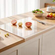 Acrylic Cutting Board With Counter Lip, 16x12 Inch Clear Cutting Boards For Kitchen Counter, Cutting Board Non Slip For Countertop Protector, Apartment Essentials Kitchen Decor Gifts - Clear - View 8