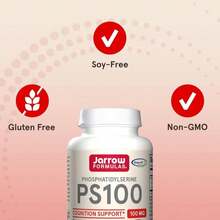 Jarrow Formulas PS100 Phosphatidylserine 100 Mg, Dietary Supplement For Brain Health And Cognition Support, 60 Softgels, 20-60 Day Supply - Tên hương vị B - Xem 5