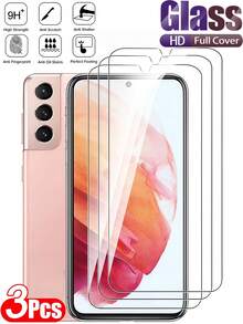 3 miếng phim kính cường lực HD bảo vệ màn hình điện thoại tương thích với Samsung Galaxy/tương thích với iPhone 17/tương thích với /Redmi Phim bảo vệ chống cháy nổ và chống trầy xước 9H Thiết yếu bảo vệ màn hình, sử dụng hàng ngày, văn phòng, phụ kiện điện thoại gia đình chống nước chống sốc chống rơi - Trong sáng - Xem 2