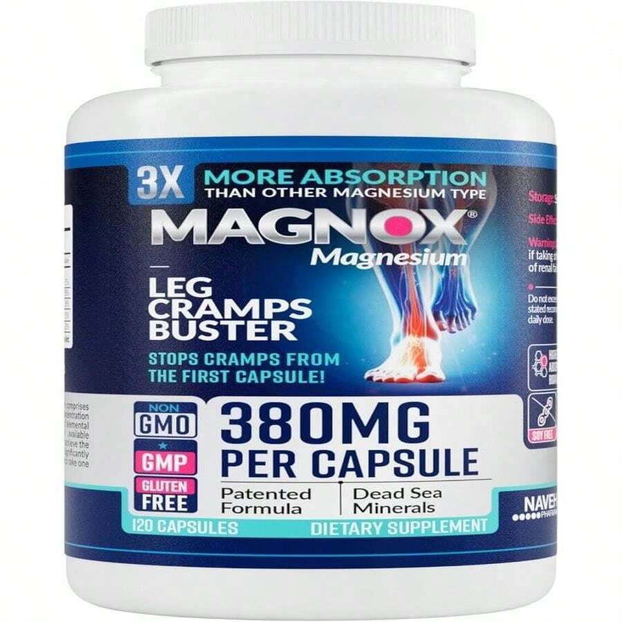 MAGNOX Lady Magnesium Supplement | Menopause And PMS Support Supplement For Women | Magnesium Complex With Vitamins B6, B1, B12, D, Zinc | High-Absorption Dead Sea Organic | 60 Capsules - Flavor NameC - 查看 1