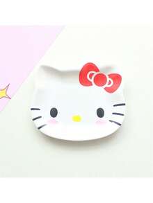 1pc Sanrio Cartoon Cute Ceramic Dishware, Cake/Snack/Fruit Plate