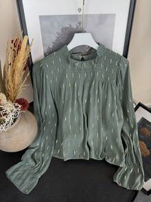 Women Tops - 軍綠色 - 查看 3