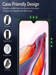 3 miếng phim kính cường lực HD bảo vệ màn hình điện thoại tương thích với Samsung Galaxy/tương thích với iPhone 17/tương thích với /Redmi Phim bảo vệ chống cháy nổ và chống trầy xước 9H Thiết yếu bảo vệ màn hình, sử dụng hàng ngày, văn phòng, phụ kiện điện thoại gia đình chống nước chống sốc chống rơi - Trong sáng - Xem 8