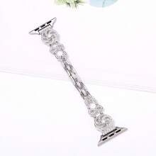 Fashionable Windmill Rhinestone Metal Watch Band, Suitable For Watches - 38/40/41(L) - View 8