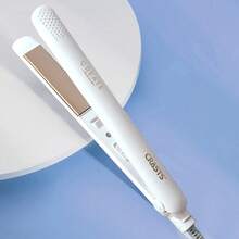 CRASTS Professional Pink& White Color,Hair Straightener,Flat Iron,Hair Iron,Heatting Fast,LCD Dispaly,Quick Temperature Adjustment,Titanium Hard Plate,Home&Salon Use,Hair Care Gift,HS-043