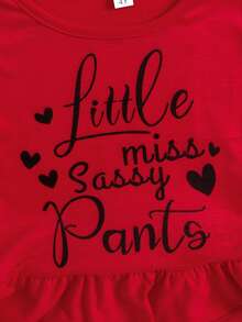 Red Plaid Flared Pants Girls Outfits, Fashionable Girls Tracksuit Sets, Round Neck Long-Sleeved Plaid Flared Pants Two Pieces Set Girls Coord Set