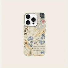 El diseño de parche de proverbios florales adecuado para fundas de 16 Pro, así como para 15 Pro/14/16 Plus/15/13 Pro/12/11.Cuenta con un TPU minimalista, resistente a los golpes, cubierta protectora elegante con alta estética.17  17promax - Blanco - Ver 3