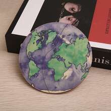 木制地球层拼图木制地球拼图玩具地质层认知地理科普学习教区儿童益智玩具教育套装生日礼物 - 彩色 - 查看 11