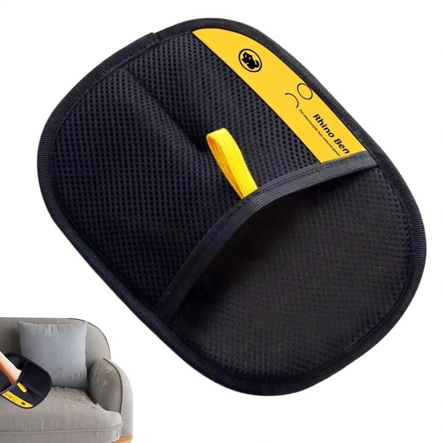 Double-Sided Pet Hair Removal Glove For Cats & Dogs – 2025 Upgrade Reusable Electrostatic Grooming Glove Tool – Efficient Pet Hair Remover For Shedding & Massag - 黑色 - 查看 1