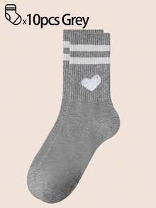 40/30/24/20/10/8/6/4/2 Stücke Unisex bequeme Sportsocken, geeignet für Training/Herbst/Winter, Damen Langsocken, antibakteriell, Schwarz/Weiß Farbe - Verschiedenfarbig - Übersicht 38