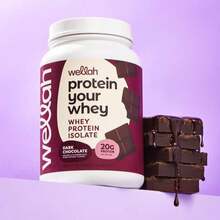 Wellah Protein Your Whey (30 Servings, Vanilla) - Whey Protein Isolate Protein - Flavor Name B - View 6