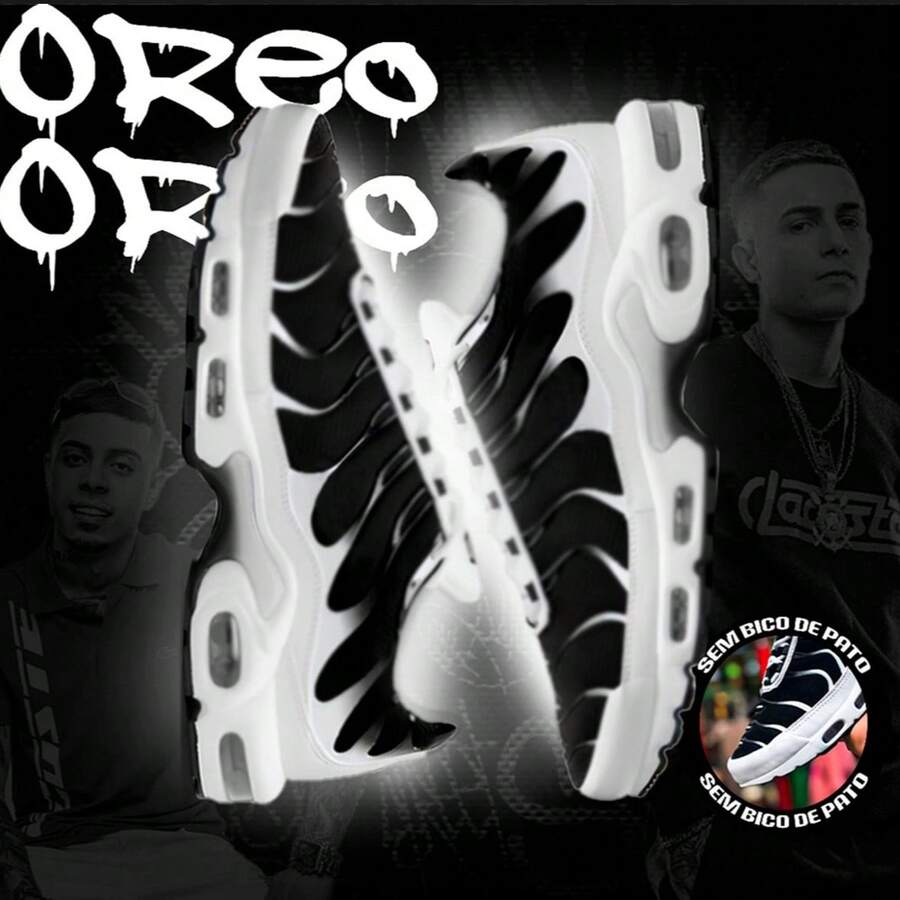 Mega Promotion Air TN Plus Max Premium Vapor Bubble Sneakers Shock Absorber Springs Party Gym And Fitness Outdoors. - 白色 黑色 - 查看 1