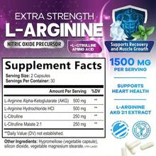 L-Arginine 1000mg Supplement - Heart Health Support - Premium Muscle Supporting Nitric Oxide Precursor Booster For Extra Strength - Gluten Free, Amino Acid Energy Blend For Men &Amp; Women - 60 Capsules - Flavor NameA - 查看 2