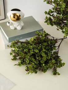 MEHELANY 4 قطع من الزهور الاصطناعية الخضراء، زهور بلاستيكية مقلدة لزهور الجبسوفيلا، مناسبة للترتيبات الزهرية في المنزل والزفاف وترتيب المطبخ والمناسبات كالاستقبال والعيد والحفلات والمناضد والرفوف والغرف والحمامات والأعراس والأكاليل