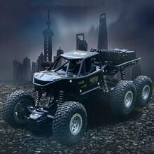 1:12 Scale RC Car With 6WD, 38CM In Length, 2.4Ghz Remote Control, Suitable For Crawling, Drifting And Off - Road, High - Speed Electric Car Truck Ideal As Gifts - 6 Wheels Black - View 5