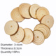 10 piezas de 3-4 cm