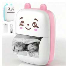 WJ116 Portable Wireless Bluetooth Thermal Printer Battery Powered Mini Printer - 1 ROSA+5 BOBINA ADESIVO - 查看 1