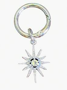 2pcs Rhinestone Sunflower Shoe Heel Decorations, DIY Shoe & Boot Accessories, Heel Charms, Suitable For Shoes & Boots - Diamond-filled Metal Sunflower - View 4