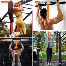 引体向上、通用重型阻力带、可调节重量的哑铃、膝托、力量训练、靠墙引体向上辅助带