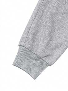 2pcs/Set Women Casual Jacket And Straight Leg Pants - Grey - View 6