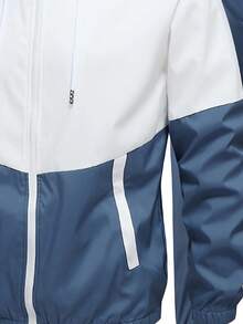 2025 Men'S Teen Spring Autumn Minimalist Tracksuit - Moisture-Wicking Breathable, Long Sleeve & Pants Set, Color Block Hooded Sports Suit, Ideal For Outdoor Hiking, Running & Training, Regular Fit, Solid Color, Non-Stretch Fabric, Lash Sets, Sports Suit, Hooded, Long Sleeve, Pants, Set, For Outdoor