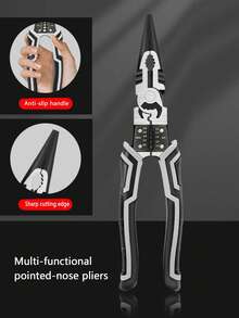 9-Inch Multi-Function Pliers, Steel Wire Pliers, Diagonal Pliers, Industrial Grade Needle-Nose Pliers, Labor-Saving Anti-Slip Handyman Pliers, Electrician Tool Set/Christmas Gift