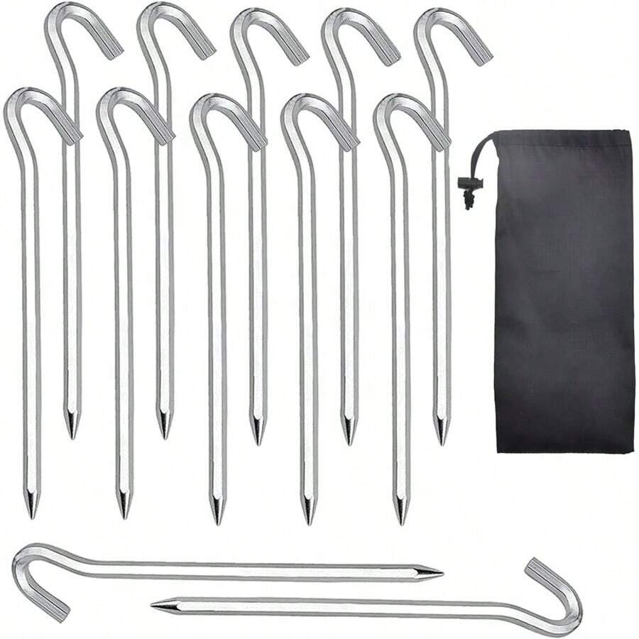 Outdoor Tent Ground Pegs - 18公分+付款 - 查看 1
