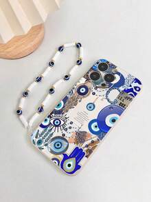 1个加厚保护型恶魔之眼彩绘串珠手链手机壳，兼容 16/16 Pro/16 Plus/16 Pro Max、 15 Pro Max、 13、P14、P11、P12、XS、XR、7/8、P、S2、A50、A12、A32、A52、A72、A51、A21S、A13、A14、S22 Ultra、S23、A33、A53、S20 FE、11、12 Pro、12/12X、Note 11、9A、9C、Poco X3 NFC、10、9、Note 9、12C、Note 11 Pro、10C、Note 8。专业版，国际版，不是国内版 - 彩色 - 查看 5