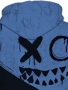 هودي رياضي كاجوال مطبوع رقميًا ثلاثي الأبعاد، بتصميم جرافيكي مبتكر على الوجه، ملابس علوية رياضية، ملابس علوية هوديي بتصميم جرافيكي للرجال للارتداء اليومي، مناسبة للخريف/الشتاء، هدية مميزة، بأكمام طويلة - متعدد الألوان - مشاهدة 3