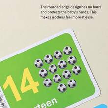 Montessori Arabic Alphabet & Number Flashcards, Early Childhood Educational Language And Math Learning Tools For Toddlers