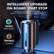 Smart Car Aromatherapy Diffuser Air Vent Clip, USB Rechargeable Car Essential Oil Diffuser, Ultra-Quiet Atomization Humidifier, Long-Lasting Fragrance, Adjustable Modes, LED Light, Includes 3/6 Bottles Of Essential Oils, Car SUV Truck Accessories Gift - Multicolor - View 5