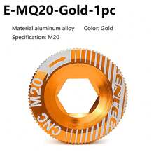 1pc ENLEE M18/M20 Bicycle Crankset Crank Cover Lightweight Bike Crank Cover With Hollowtech Bolt Aluminum Alloy Crank Dust Cover For Mountain And Road Bikes, Bicycle Accessories - Multicolor - View 13