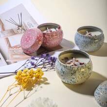 1 pezzo Nuova Candela Profumata Natalizia, Candela Profumata Natalizia Premium in Confezione Regalo, Delicati Profumi di Frutta e Fiori Secchi, Confezione in Scatola, Adatta per Uomo e Donna. Regalo di Natale, Regalo di Capodanno